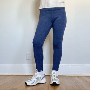 Outdoor Voices tech-sweat blue leggings